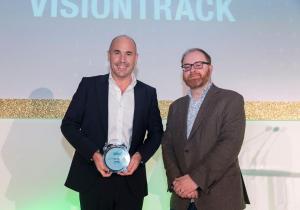 VisionTrack Managing Director 
Simon Marsh at the Digital & 
Insurtech Awards