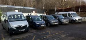 Ctrack has provided a telematics 
solutions for a fleet of specialist 
passenger vans
