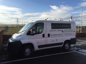 Dalziel Mechanical Services van that 
will be tracked using Ctrack Online
