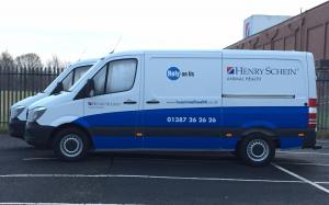 Henry Schein will monitor a fleet of 
more than 100 vans using Ctrack 
Online
