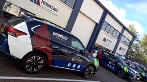Mountjoy operates a fleet of almost 
140 vans in the South of England